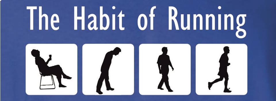 The habit of running logo