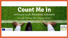 “COUNT ME IN” - schimb de tineret